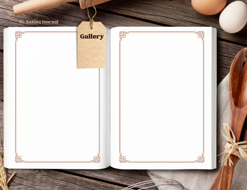 Free Download Baking Journal Digital Scrapbook - free digital planner journal for Goodnotes and other apps #digitalplanner #cutefreebiesforyou #goodnotes