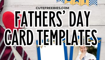 Happy Fathers' Day Card Free Printable - photo frame greeting card for fathers day #cutefreebiesforyou #freeprintable #fathersday