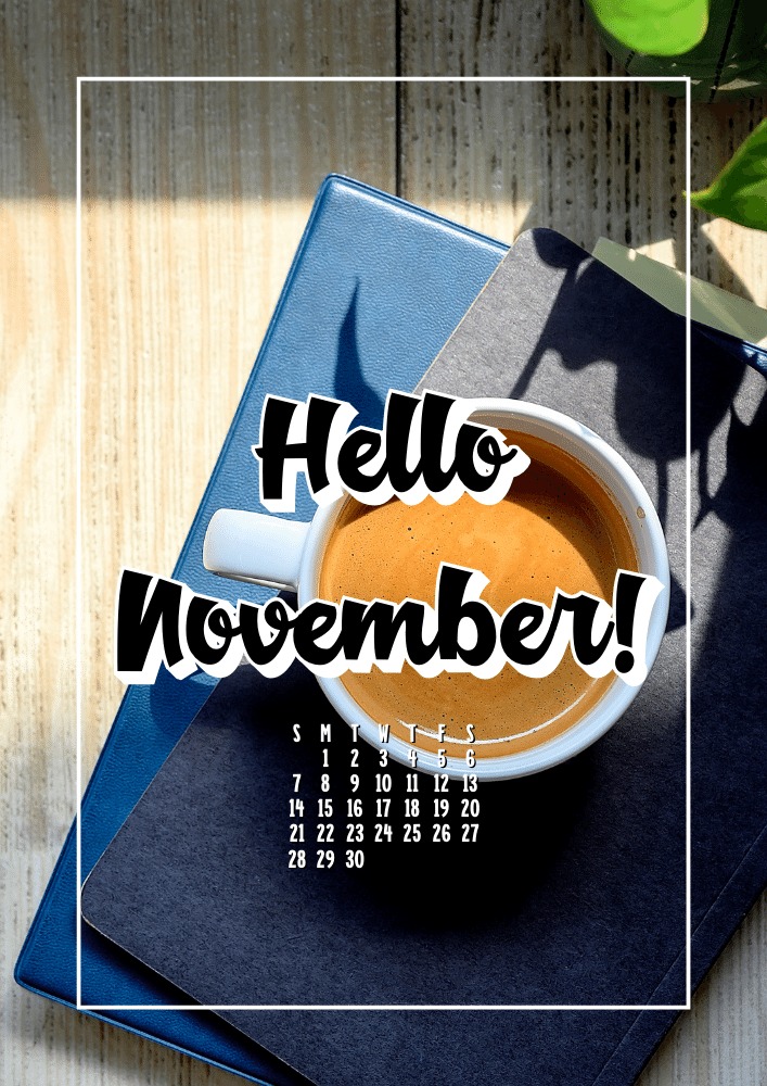 NOVEMBER 2021 Bullet Journal Calendar using Canva Pro #cutefreebiesforyou #freeprintable #planneraddict #canva