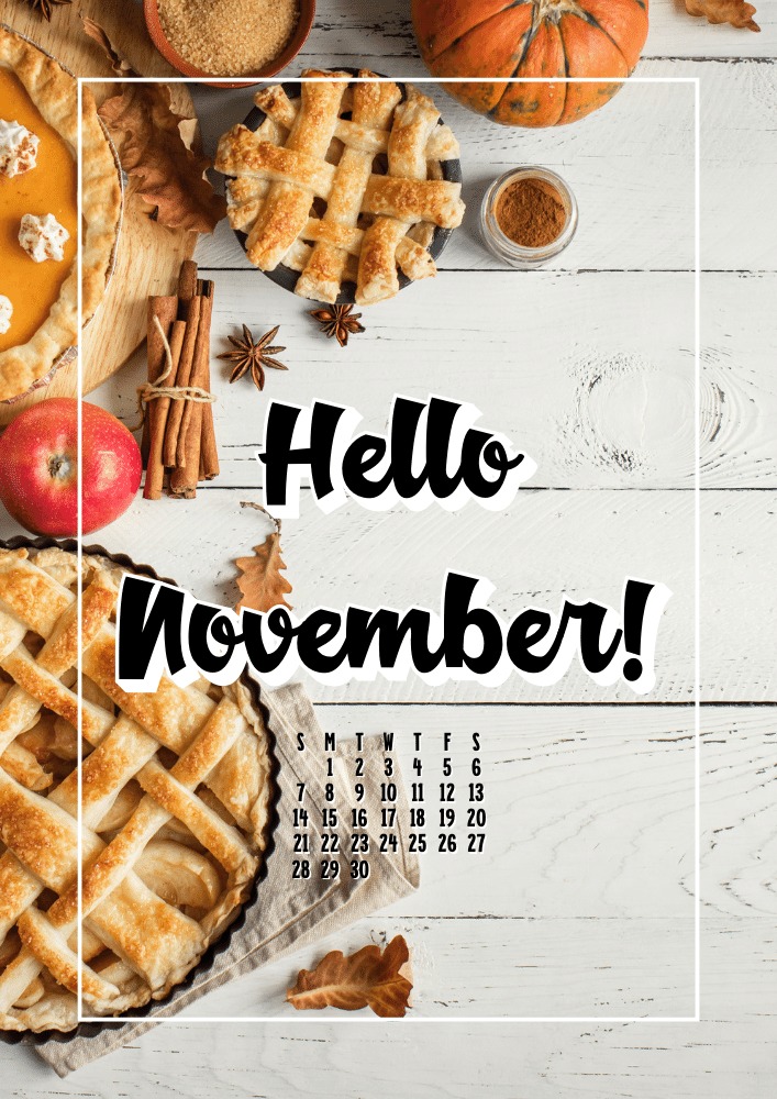 NOVEMBER 2021 Bullet Journal Calendar using Canva Pro #cutefreebiesforyou #freeprintable #planneraddict #canva
