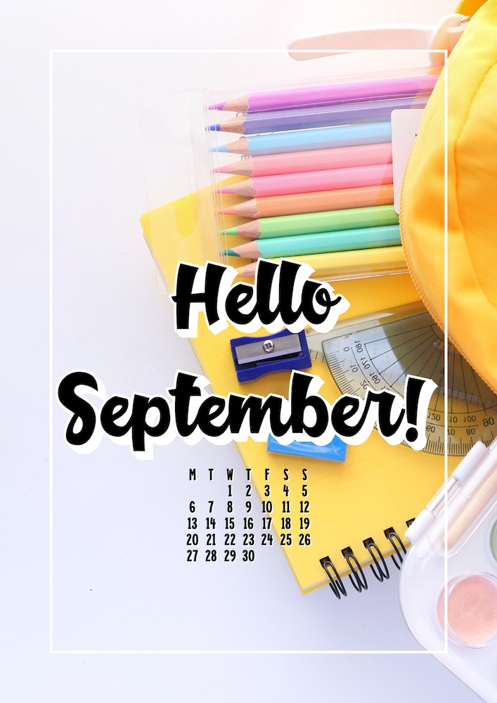 SEPTEMBER 2021 Bullet Journal Calendar using Canva Pro #cutefreebiesforyou #freeprintable #planneraddict #canva