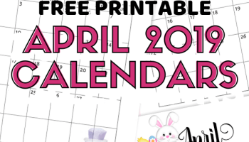 Free April 2019 Calendar Printable -Bullet Journal Themes! April monthly planner with makeup, crystals, hanging plants, and Easter eggs and bunnies. Free download now! #freeprintable #bulletjournal #bujomonthly #cutefreebiesforyou #eastereggs #makeuplover #crystals #hangingplants