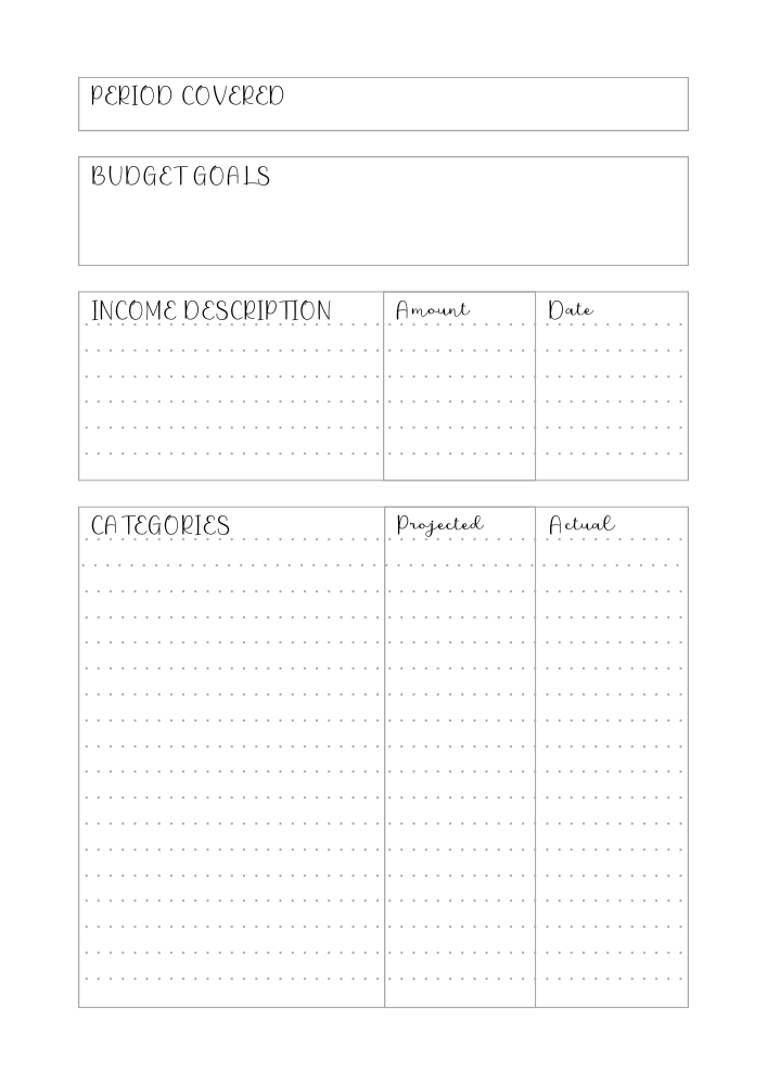 Free Printable Budget Planner - best monthly budget planner template #cutefreebiesforyou #freeprintable #budgetplanner SEE PREVIOUS POST TO GET THE COMPLETE BUDGET PLANNER