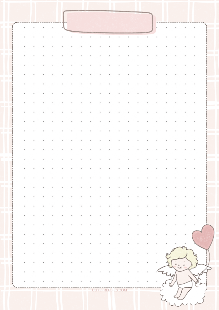 Free printable February bullet journal - monthly planner template PDF with cute valentine theme #cutefreebiesforyou #printableplanner #freeprintable #bulletjournal