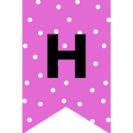 Purple Happy Birthday Banners / Buntings - Free Printable! Cute happy birthday decorations for your kids party. Grab your free party banners now! #freeprintable #partyideas #happybirthday 