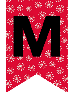FREE Merry Christmas Flag Letters For Christmas Banners! Choose from 3 super cute designs, also with Happy Holidays Flag Letters. #merrychristmas